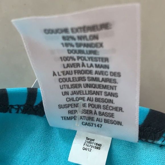 🌈5/$25 Mossimo navy/white ocean pattern bikini bottoms - Picture 6 of 6